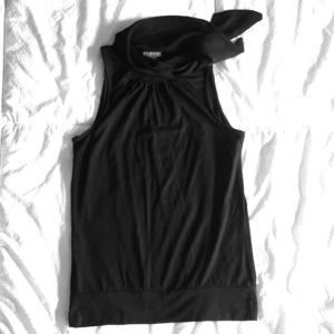 Ann Taylor Sleeveless Black Top XS